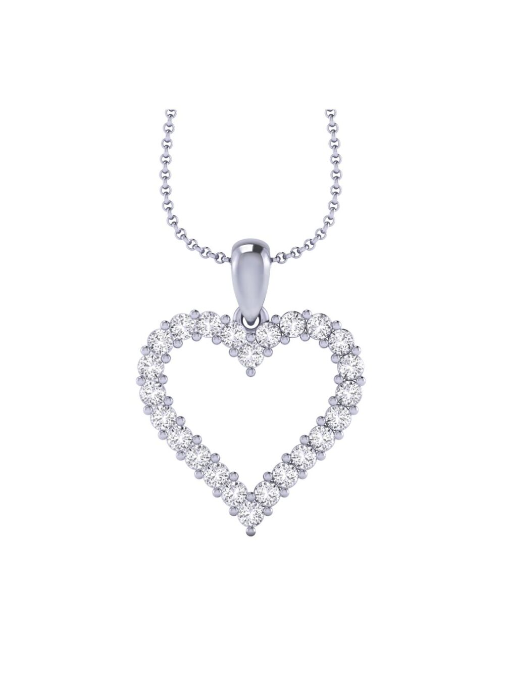 Diamond Heart Pendant - Image 2