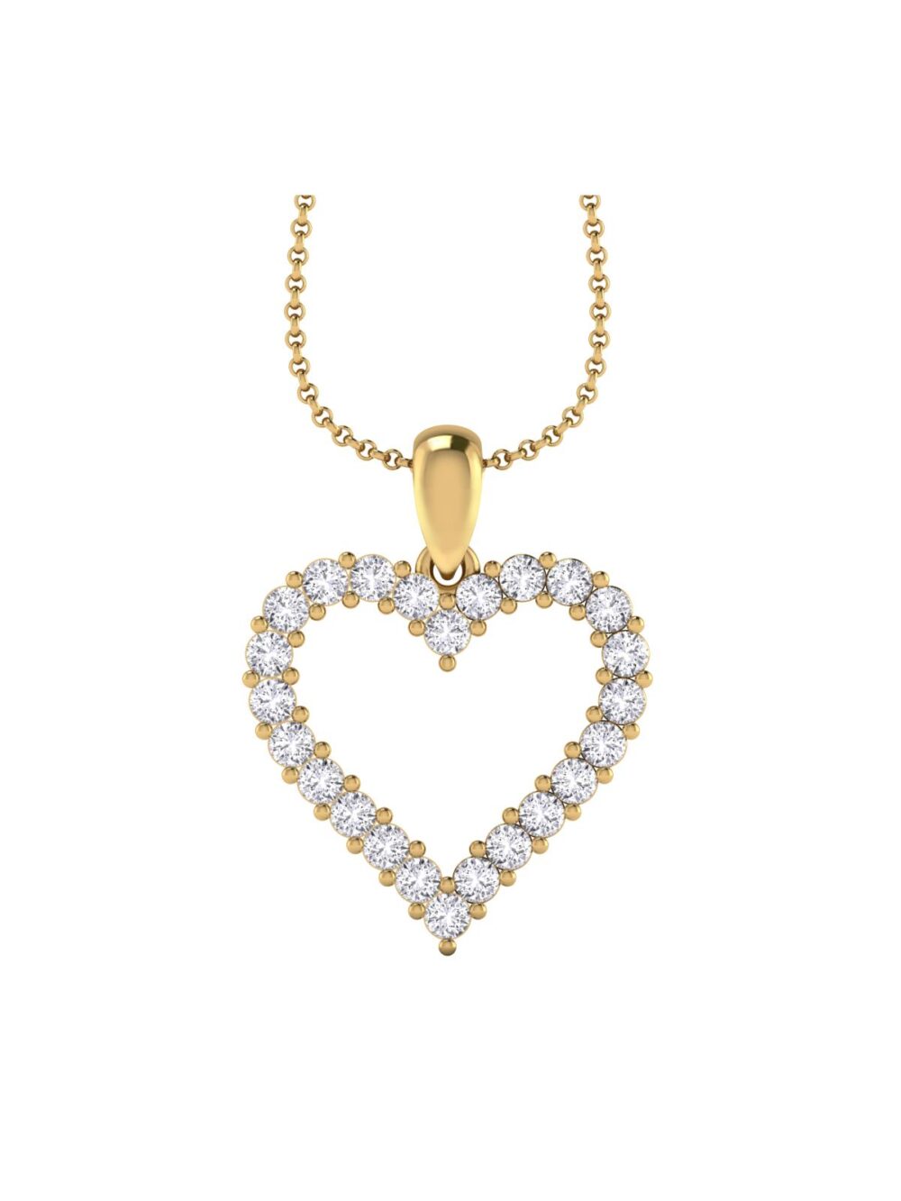 Diamond Heart Pendant - Image 3