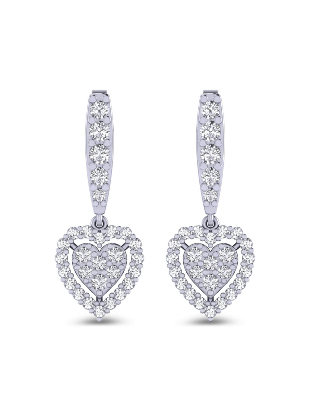 Dangling Heart Earring