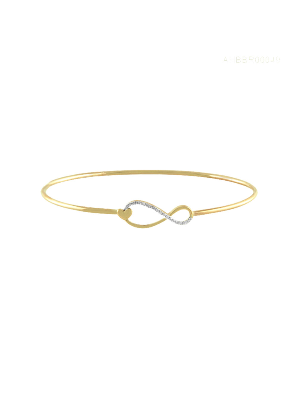 Infinity Diamond Bangle