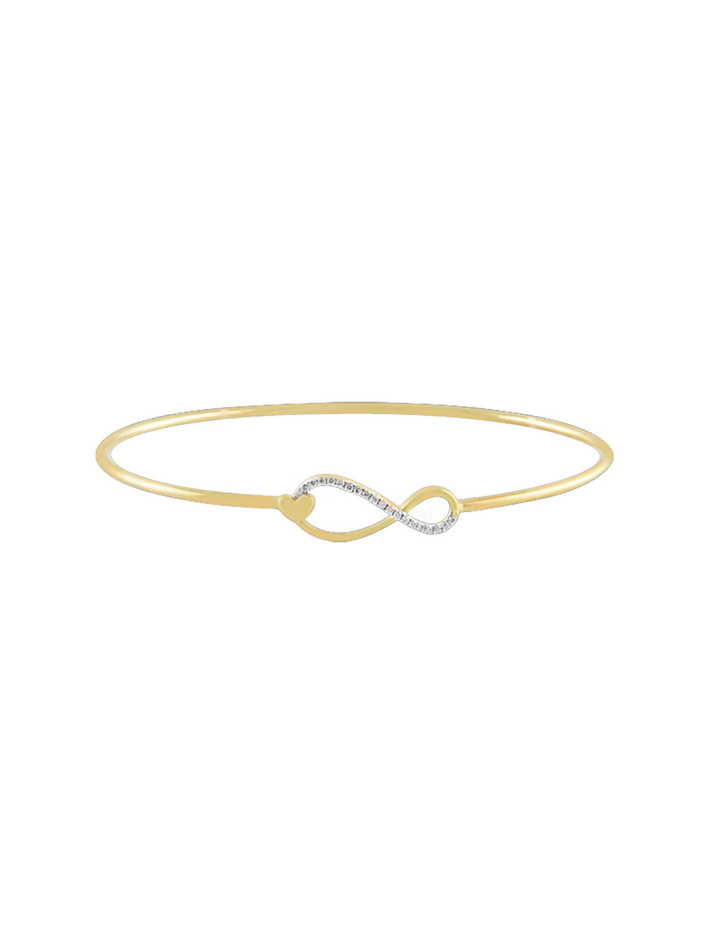 Diamond Infinity Bangle