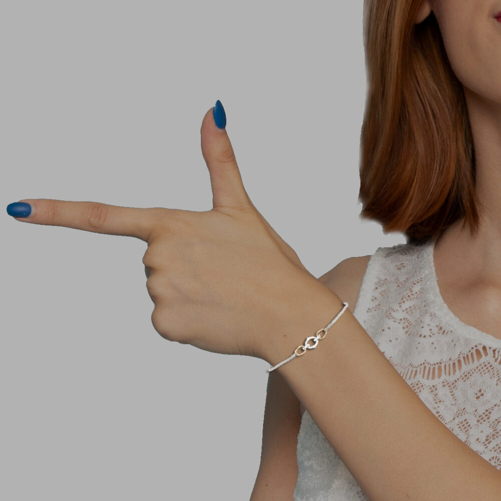 Diamond Chain Link Bracelet - Image 2