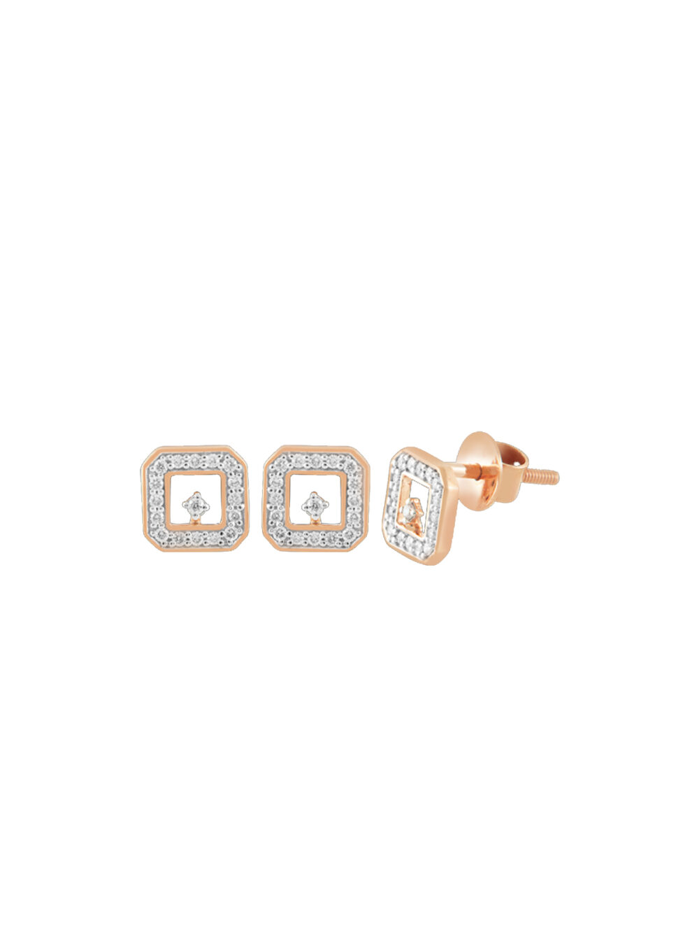 Diamond Halo - Octa Studs
