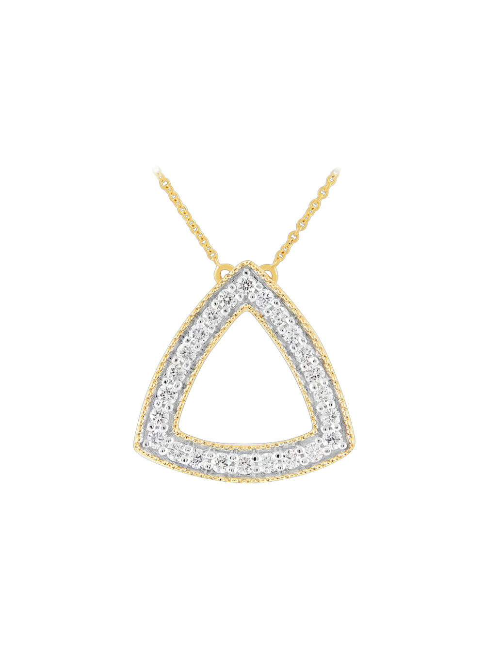 Diamond Triangle Necklace