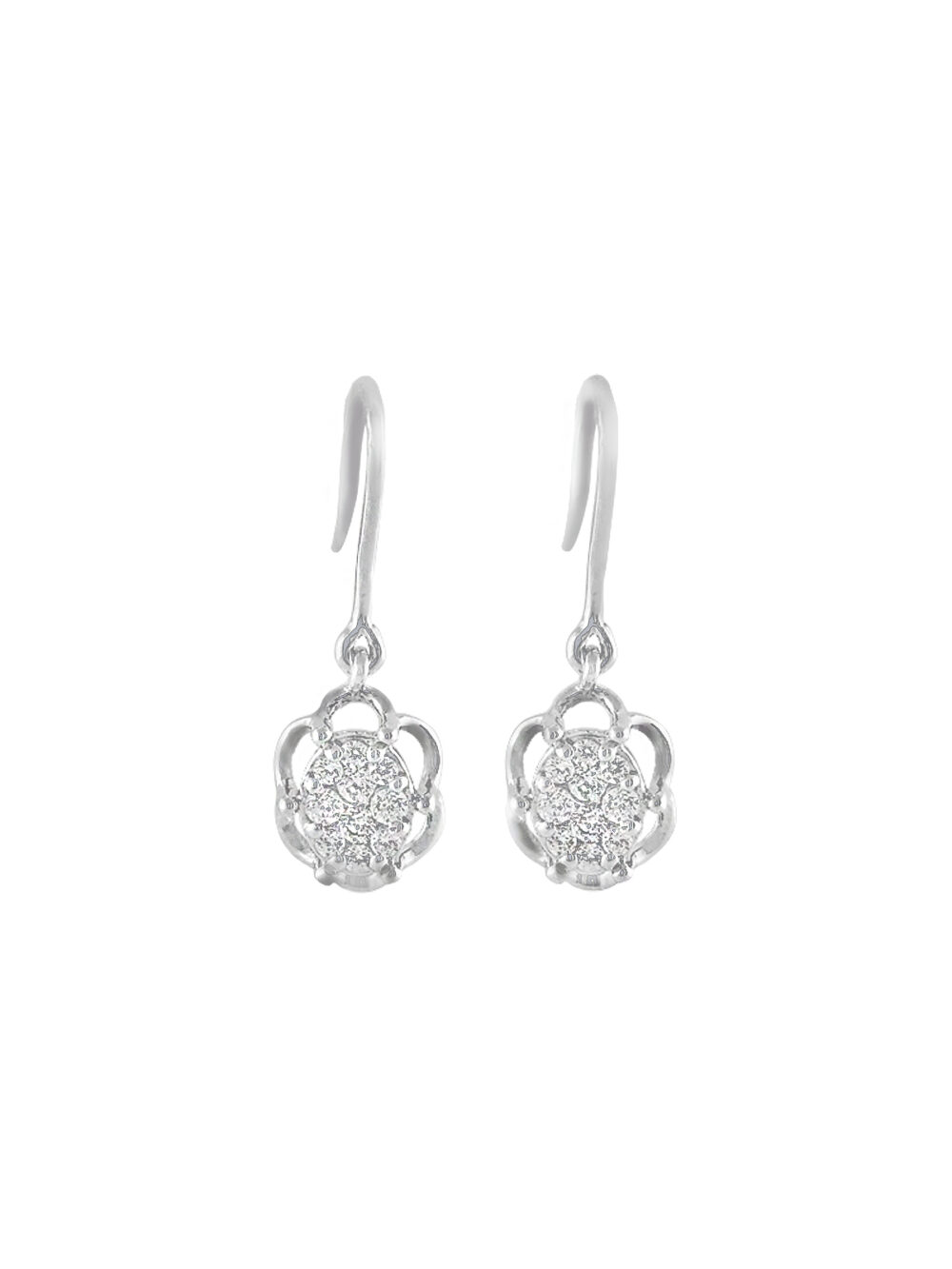Dangling Diamond Earrings